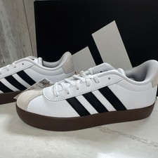 adidas VL Court 3.0 K White/Black Unisex Kids US 5 ID9062 Sneakers size 5