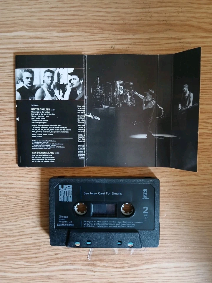 U2-Rattle And Hum (1988) Fully play tested Audio quality VG - Image 3 of 4