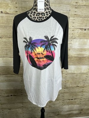LuLaRoe Size M NEW NWT Randy Baseball Raglan