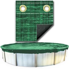 Swimline Hydrotools Ripstopper Winter Pool Cover for 15' Round Above Ground Pool
