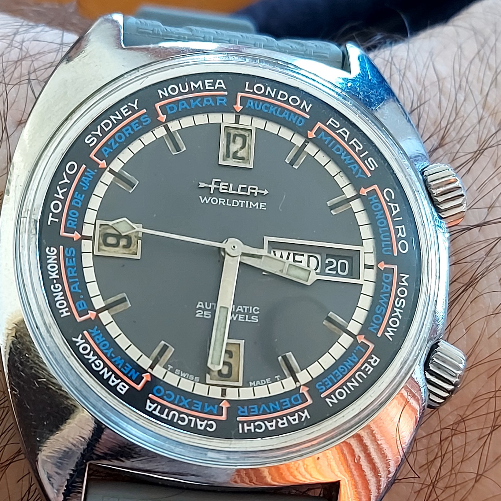 FELCA Worldtime Automatic Super Compressor 660 FT… - image 3