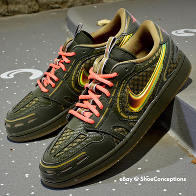 Nike Air Jordan 1 MM Low v3 Shoes Brown Kelp Cargo Khaki HQ2186