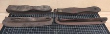Antique Primitive Wooden Ice Skates 2 Pairs