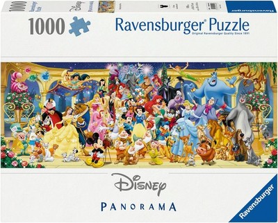RAVENSBURGER Puzzle Disney Classics, Panorama, Disney Gruppenfoto