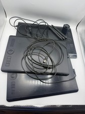 Wacom Intuos Pro Pen Tablets Lot of 3 PTH-660 PTK-640 w/ Pens Cords