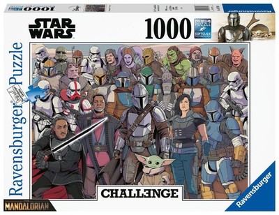Ravensburger Puzzle 16770 - Challenge Star Wars The Mandalorian - 1000 Teile Puz