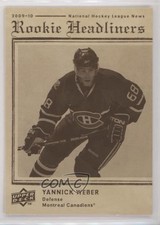 2009-10 Upper Deck Rookie Headliners Yannick Weber #RH10 x6g
