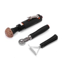 Pneumatic Tire Buffer Full Kit - Air Tire Grinder, Patch Roller, Scraper
