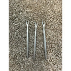 3 Vintage Italy Stainless Steel Cocktail Forks Mid-Century Appetizer Picks — photo 1