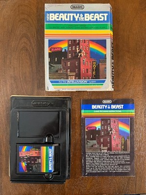 Beauty & the Beast Intellivision 1982 in Box with Manual (No Overlays)