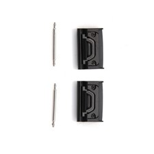 1Pair 22mm Stainless Steel Smart Watch Adapter Connecter for Garmin Fenix 5