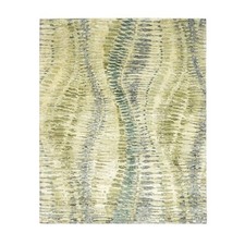 8' x 9'10" Green Crocodile Safari Design Silk Hand Knotted Oriental Rug R75725
