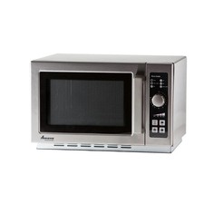 Amana RCS10DSE 1000W Commercial Microwave Oven Stainless Steel 1.2 cu Ft ETL New