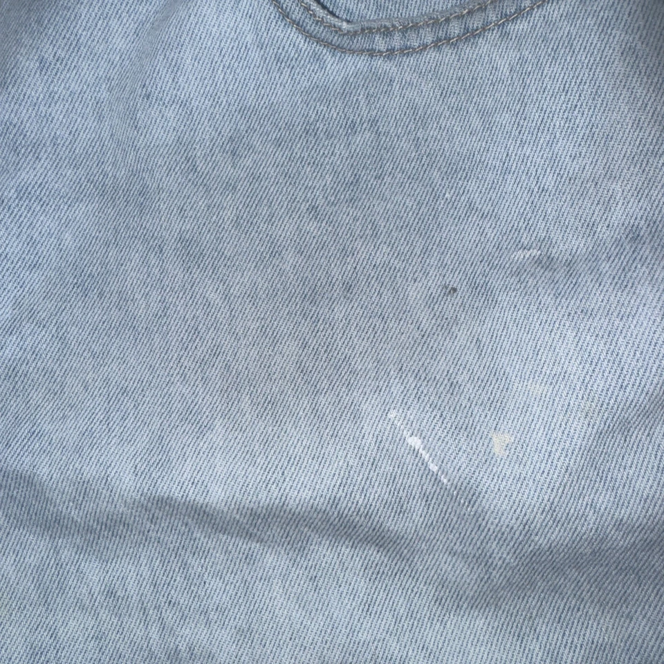 复古 High Sierra 牛仔牛仔裤短裤男式 32 浅水洗 90 年代 Y2K — 第 2/4 张图片