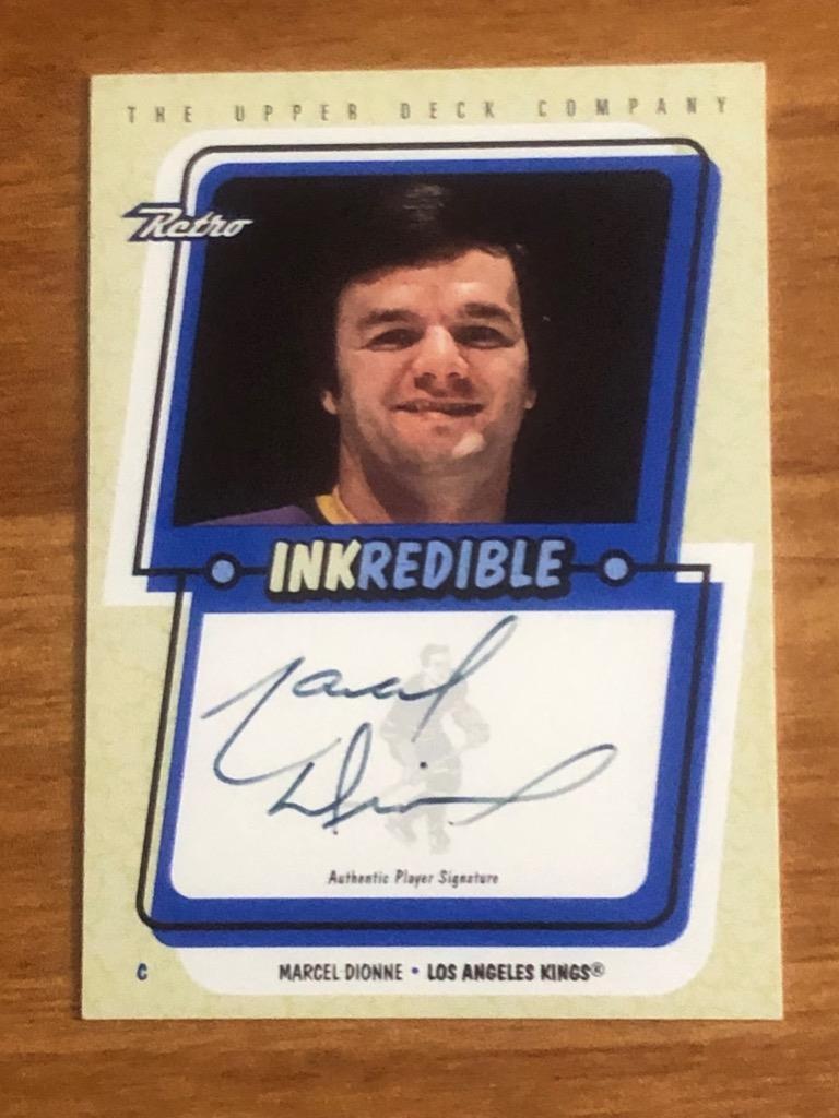199900 Upper Deck Retro Inkredible MD Marcel Dionne Kings AUTO eBay