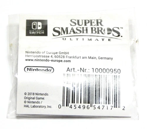 NINTENDO SWITCH PIN'S GOODIES SUPER SMASH BROS MELEE ULTIMATE COLLECTION 2018