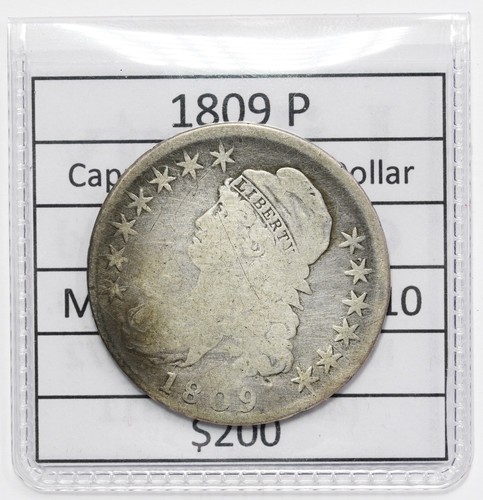 1809 Capped Bust Half Dollar - Picture 3 of 3
