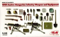 Icm 35671 - Wwi Ausrto Hungarian Infantry Weapon And Equipment - 1:35