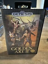 Boris Vallejo signed cartridge Complete in box Golden Axe II for Sega Genesis