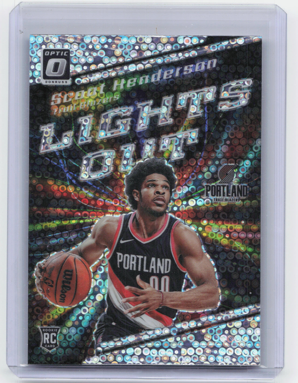 2023-24 Donruss Optic #14 Scoot Henderson Lights Out Holo Fast Break