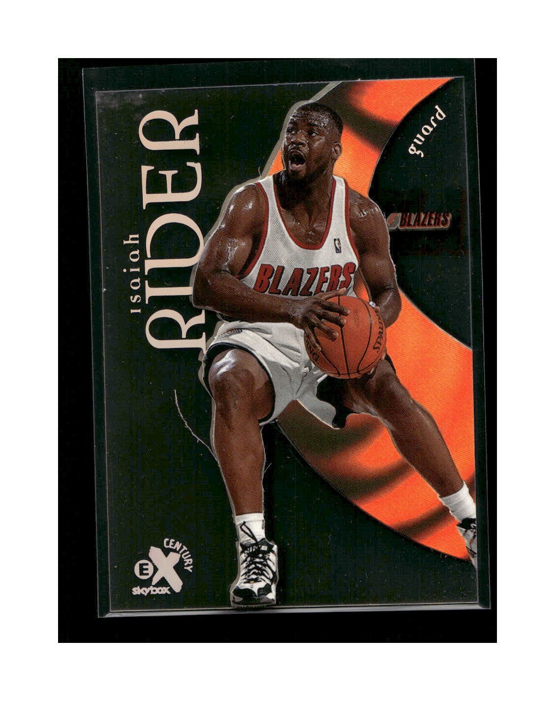 1998-99 E-X Century Portland Trail Blazers Basketball Card #53 Isaiah Rider