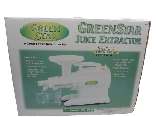 Gs 3000 Green Star Twin Gear Juicer Twin Gear Masticating Juicer 2025