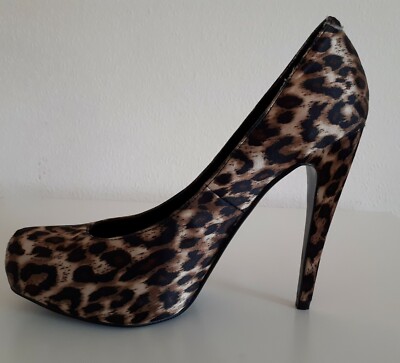 DAMEN Schuhe, EL Monte Pumps, Leopardenmuster, Gr.38 EU, elegant
