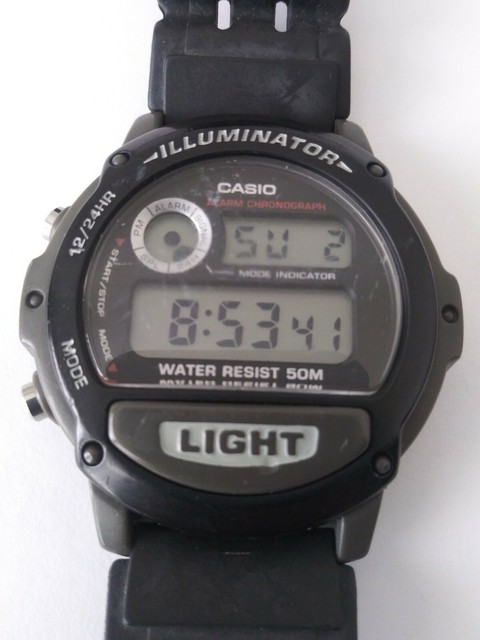 casio backlight watch
