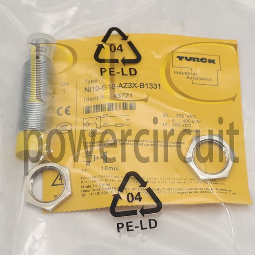 1PCS NEW TURCK Ni10-G18-AZ3X-B1331 Proximity Sensor NI10G18AZ3XB1331 No. 43721 - Picture 2 of 3