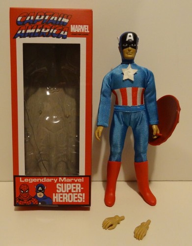 CAPTAIN AMERICA custom 8 INCH Figure EMCE Diamond Select Retro | eBay