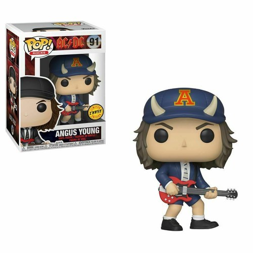 AC/DC - Angus Young Pop! Vinyl CHASE with Horns Figure New 91 New ...