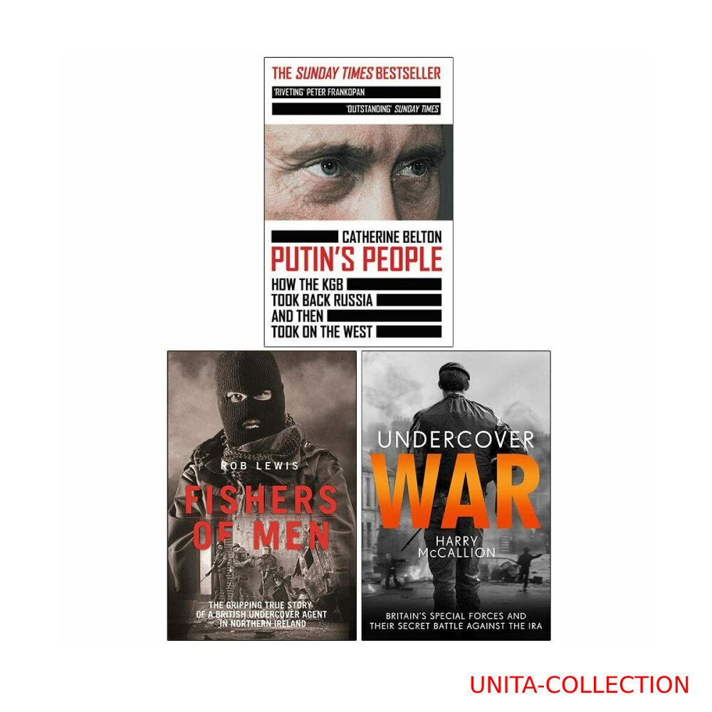 Putin's People, Fishers of Men, Undercover War 3 Books Collection Set PB NEW