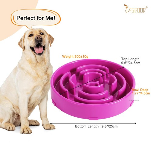 Slow Feeder Dog Bowls Anti-Choking Slower Feeder Dog Puzzle Bowl for Large Dogs - Picture 3 of 7