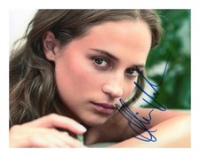ALICIA VIKANDER AUTOGRAPHED SIGNED A4 PP POSTER PHOTO PRINT
