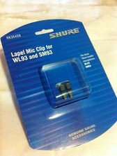 Shure RK354SB Mic Clip (Lapel Mic Clip - for Shure WL93/SM93 Lavalieres)
