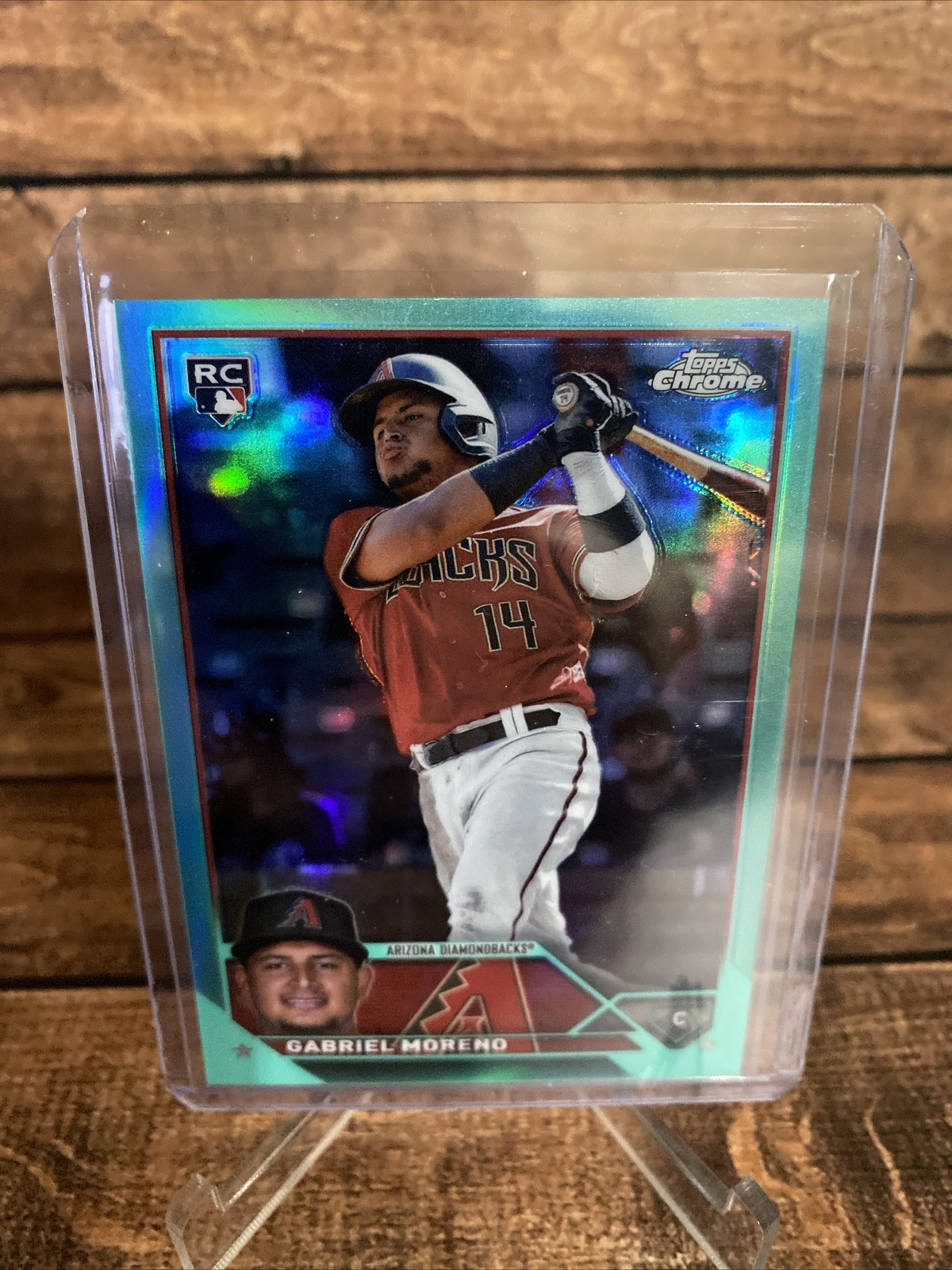 2023 Topps Chrome Update Gabriel Moreno #USC36 RC Aqua Refractor /199