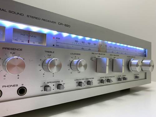 YAMAHA CR-820 Récepteur Stéréo AM FM 2 X 50 Watts RMS Vintage 1977 État Bon - Afbeelding 7 van 12