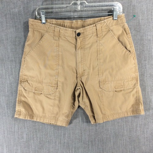 Wrangler Cargo Shorts Men's 32 Beige 