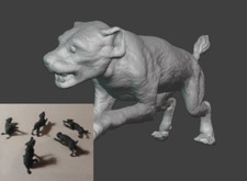 Blink Dog D D Miniature Dungeons Dragons - 5 MODEL LOT 8k resin GGO