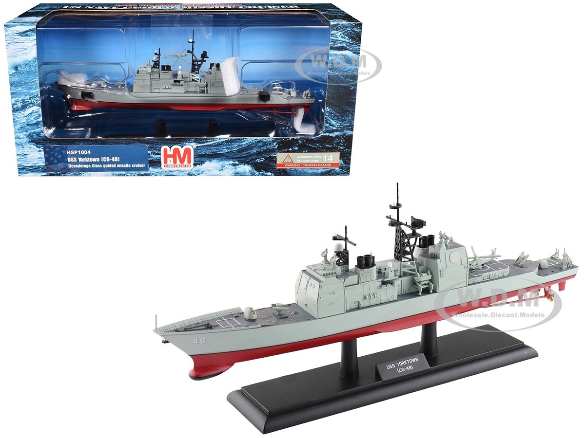USS YORKTOWN (CG-48) TICONDEROGA CLASS CRUISER 1/700 BY HOBBY
