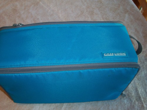 VTG CASE LOGIC 60 Cassette Double Holder Blue Storage Travel Carry Carrying Bag - Picture 5 of 11
