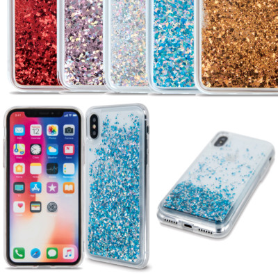LIQUID SPARKLE Glänzend Flüssig  Case Hülle Für Samsung Galaxy J6 Plus 2018