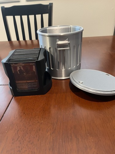 Trashcan / Dumpster Deck Box - MTG EDH Commander - Bloomburrow - Bello, Bard - Picture 2 of 7