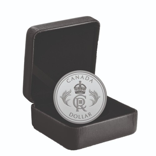 Edición limitada Proof Dollar King Charles III Royal Cypher Canadá Plata PP 2023 - Imagen 3 de 3
