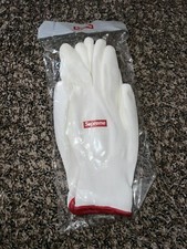 Supreme Rubberized Gloves White FW20 Size OS ...
