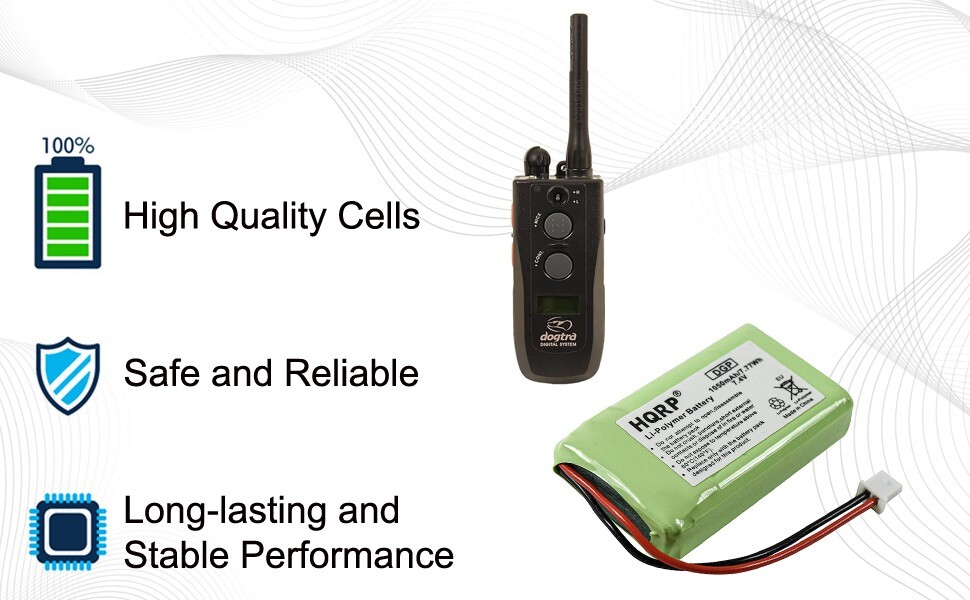 BP74R Batteria LiPo 7.4V 0.46Ah per Dogtra 2300-NCP
