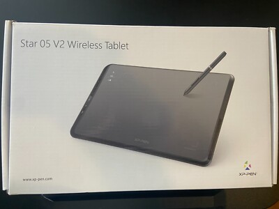 XP-Pen Star 05 V2 Wireless Digital Graphics Drawing Tablet 8''x5''