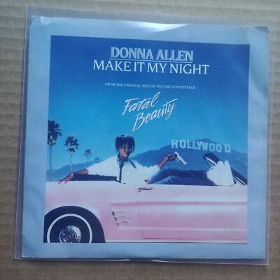 DONNA ALLEN Make It My Night DJ PROMO 45 7'' Vinyl POP 1987