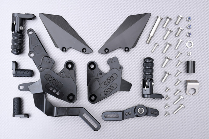 Fatigue des genoux en moto ? Support repose-pied réglable Yamaha MT09