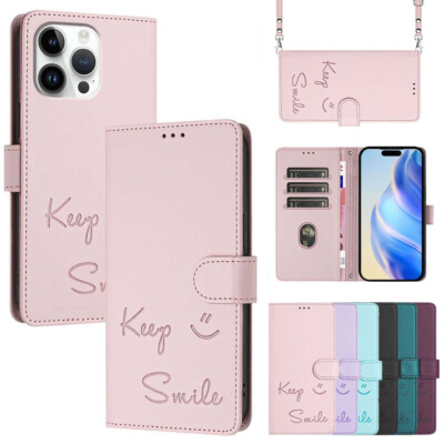 Für iPhone 16 15 14 13 12 11 Plus Pro Max Mini Leder Magnet Flip Wallet Case